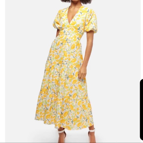 NWT Bright and Beautiful Jodie Buttercup Floral dress 2 - Picture 1 of 11